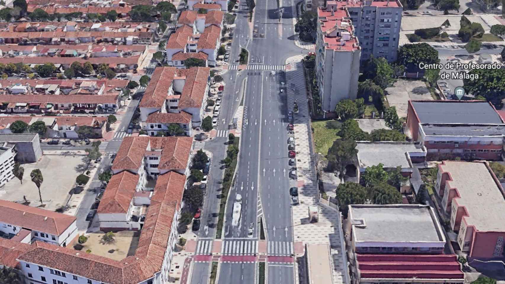 Vista de la calle Virgen de la Cabeza, donde se proyecta un nuevo carril bici.