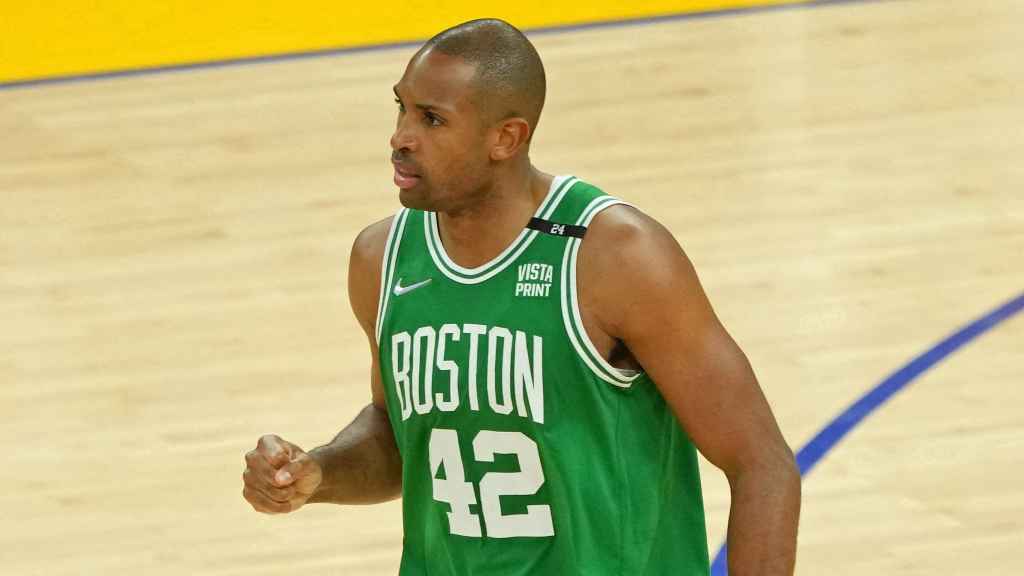 Al Horford durante un partido con los Boston Celtics.