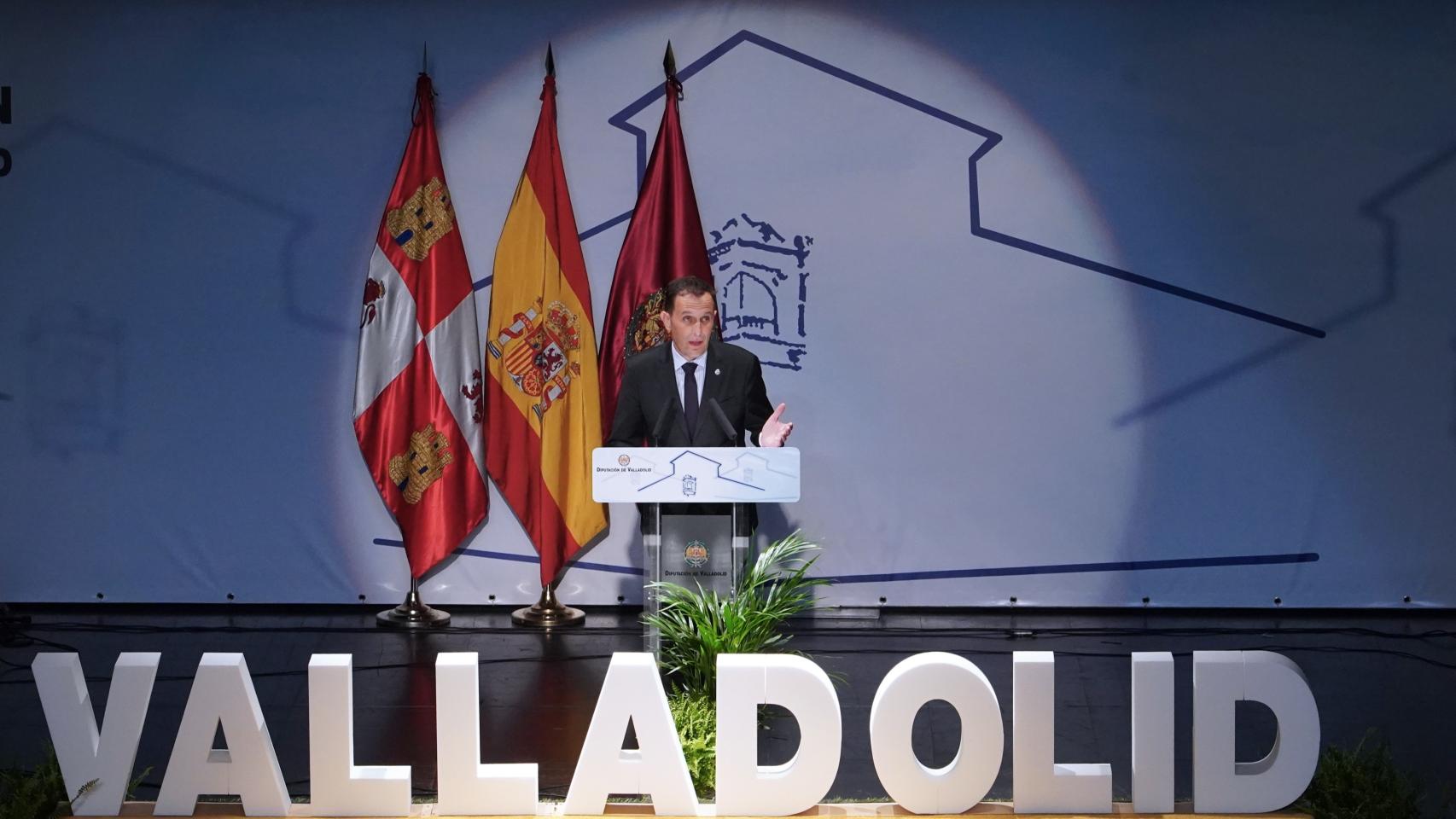 Conrado Íscar en el 'Día de la Provincia' de Valladolid.