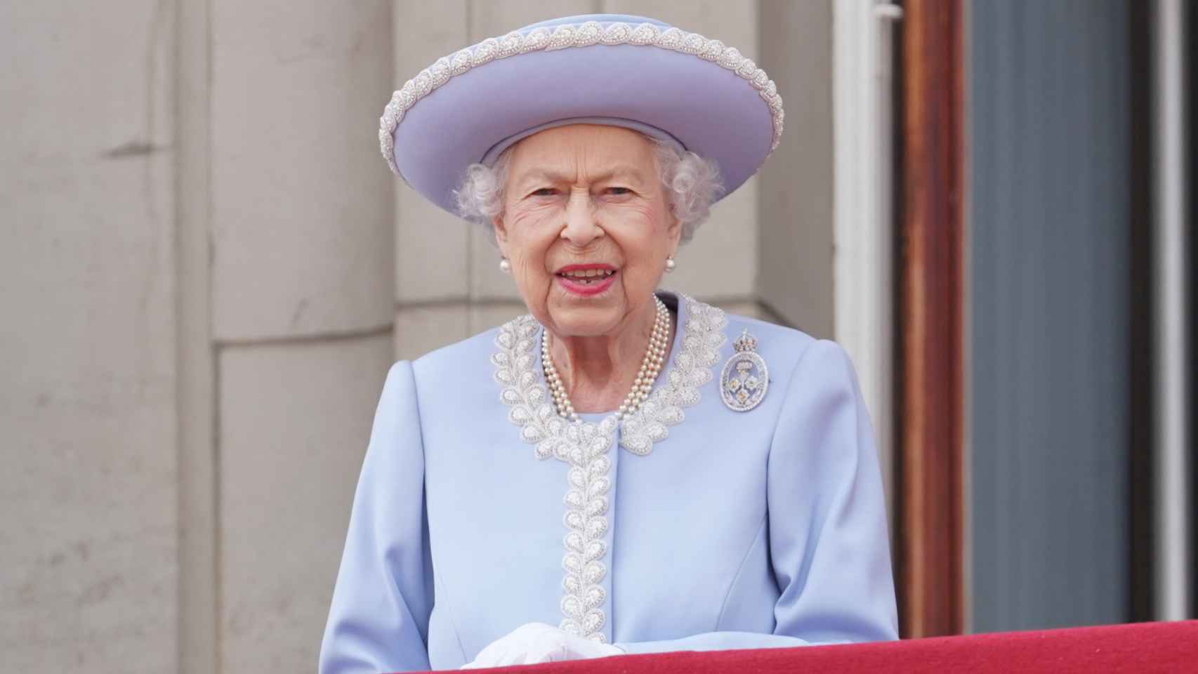La reina Isabel II el pasado jueves 2 de junio de 2022 en el primer día de las celebraciones por sus 70 años de reinado.