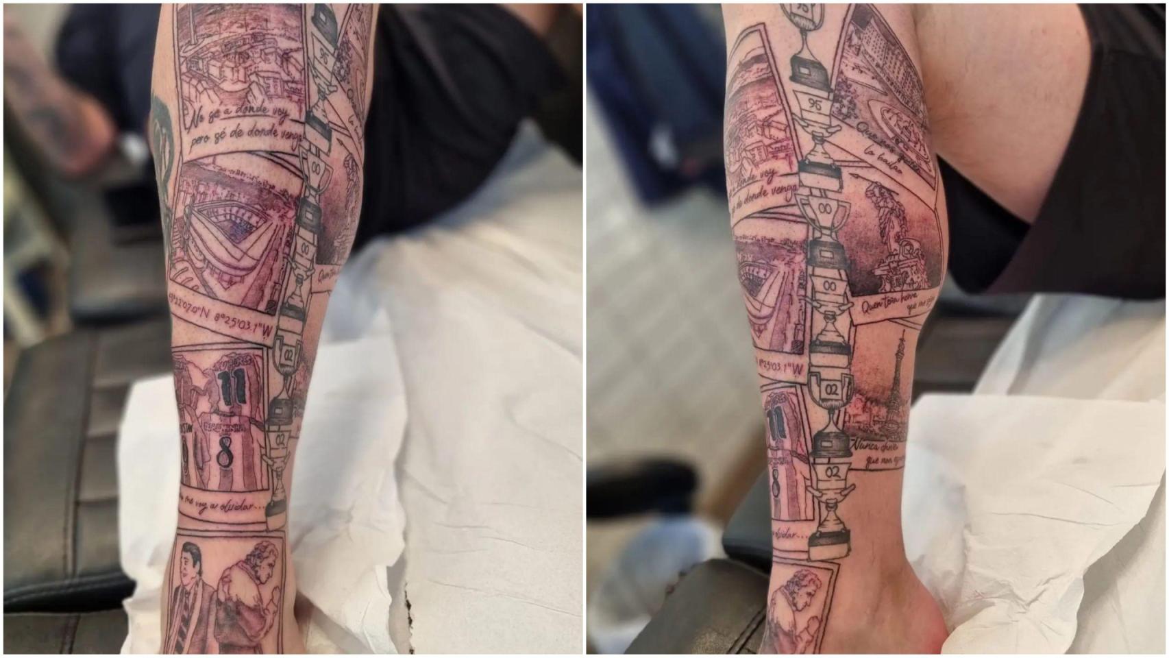 El tatuaje deportivista que arrasa en redes.