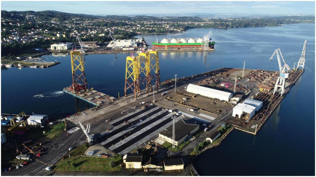 Navantia y Windar fabricarán en Fene (A Coruña) 62 ‘jackets’ para un parque eólico de Ocean Winds