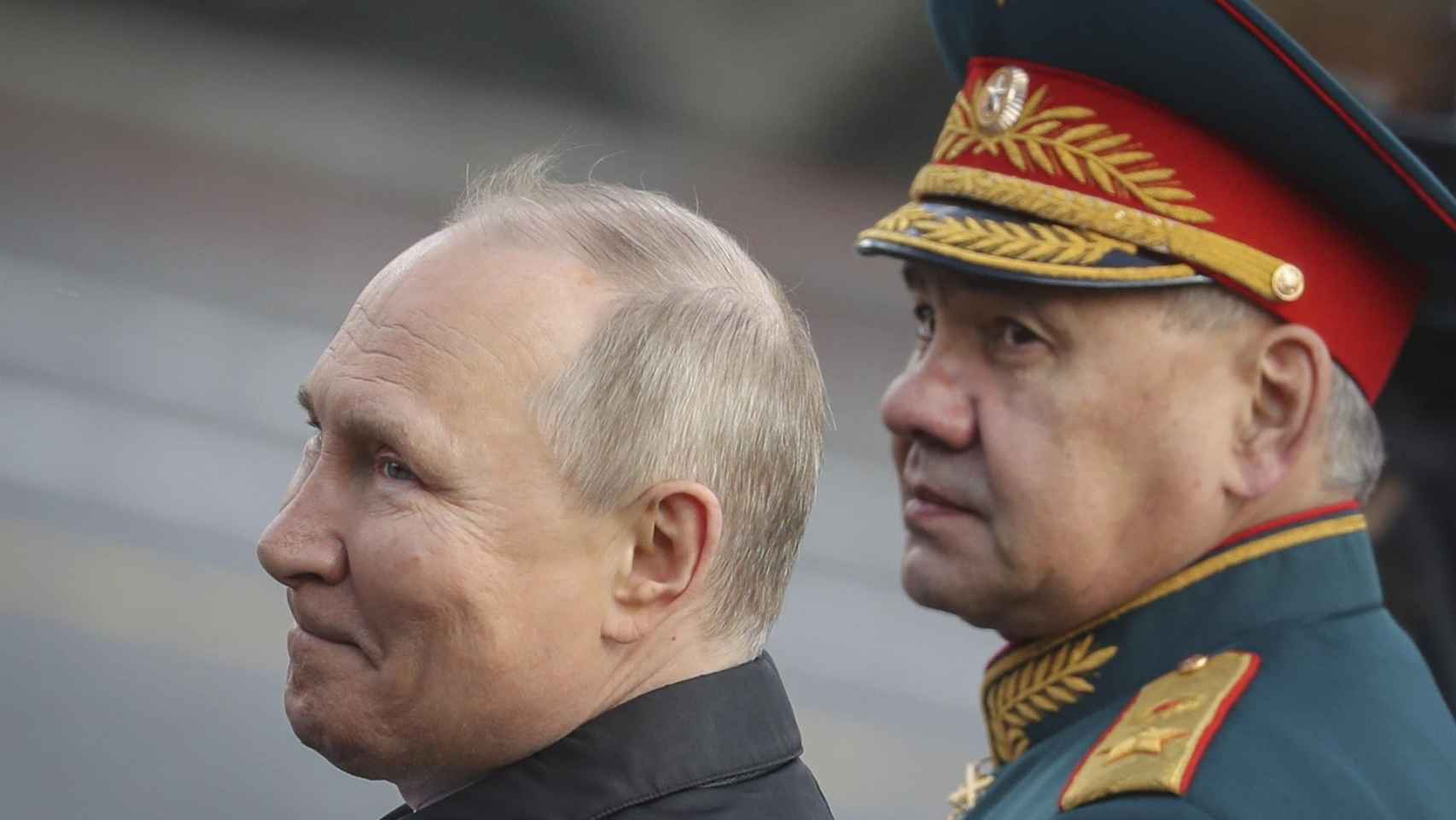 El Presidente y el Ministro de Defensa rusos.