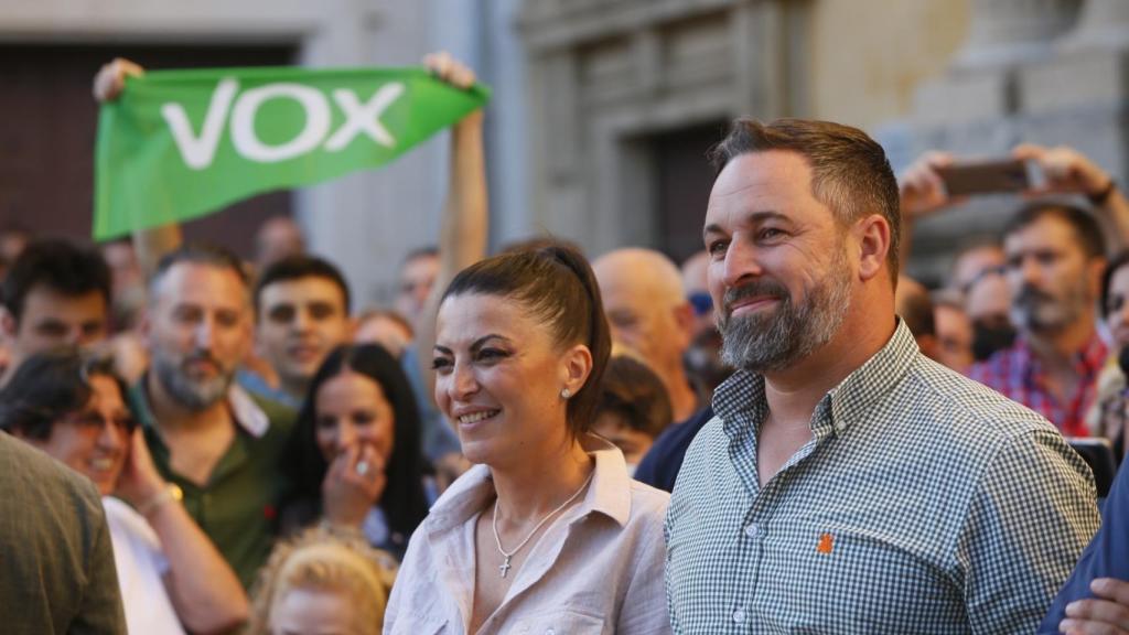 Macarena Olona y Santiago Abascal, en una foto de archivo.