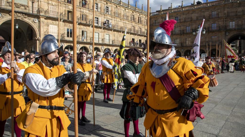 Desfile del Siglo de Oro por las calles de Salamanca