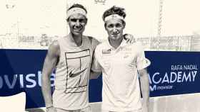 Rafael Nadal y Casper Ruud, en la Rafa Nadal Academy