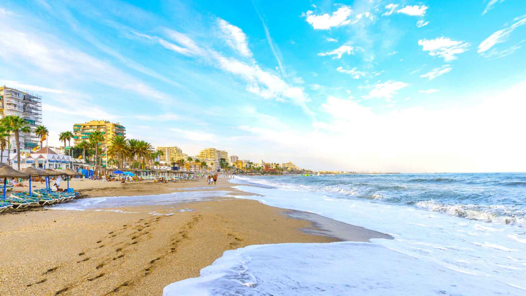 Malapesquera, de Benalmádena, es una de las playas analizadas por la Junta.