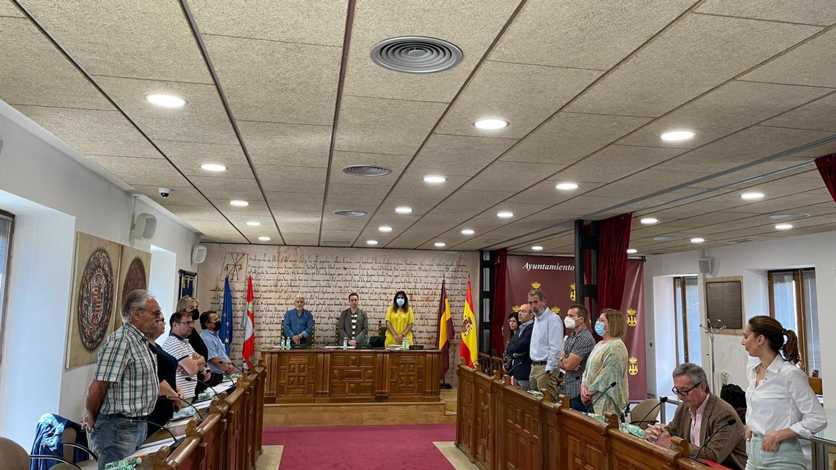 Imagen de archivo de un pleno del Ayuntamiento de Benavente.