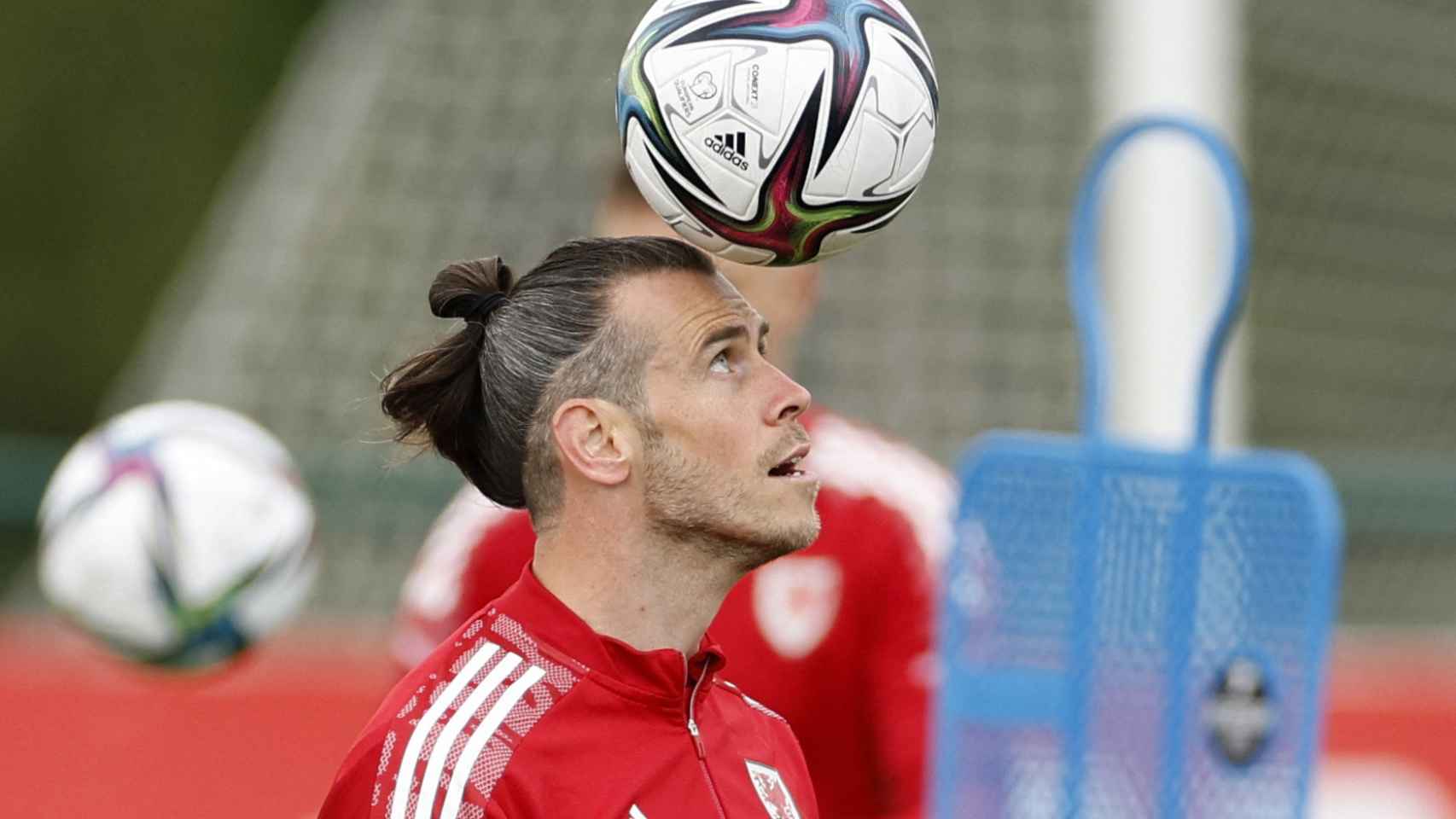 Gareth Bale, con la selección de Gales