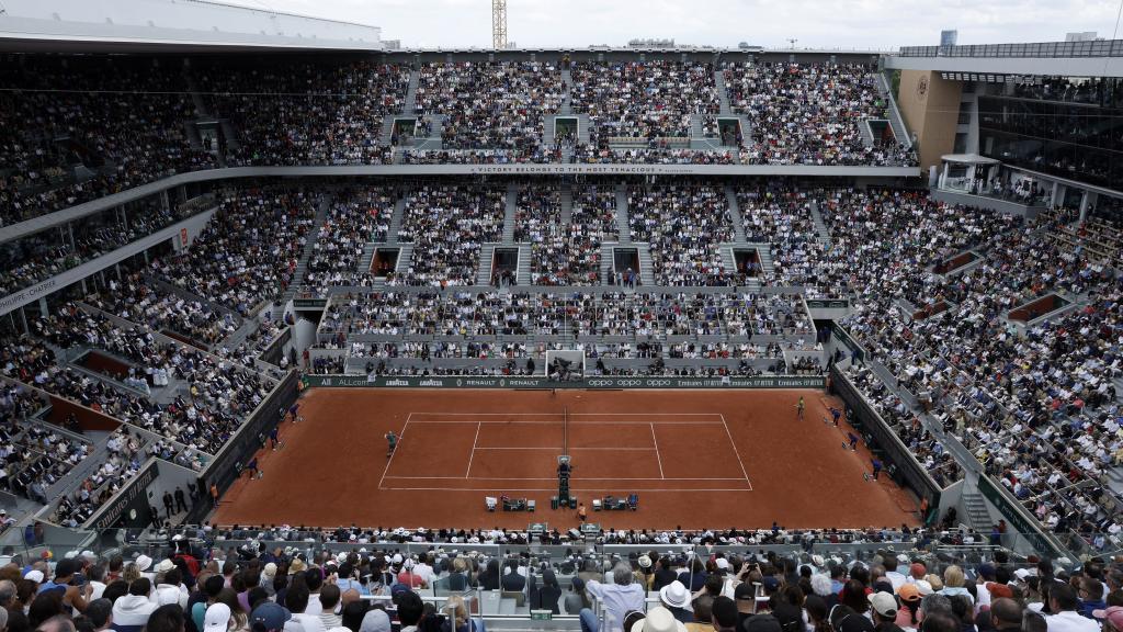 Imagen de la Philippe Chatrier durante la final de Roland Garros 2022