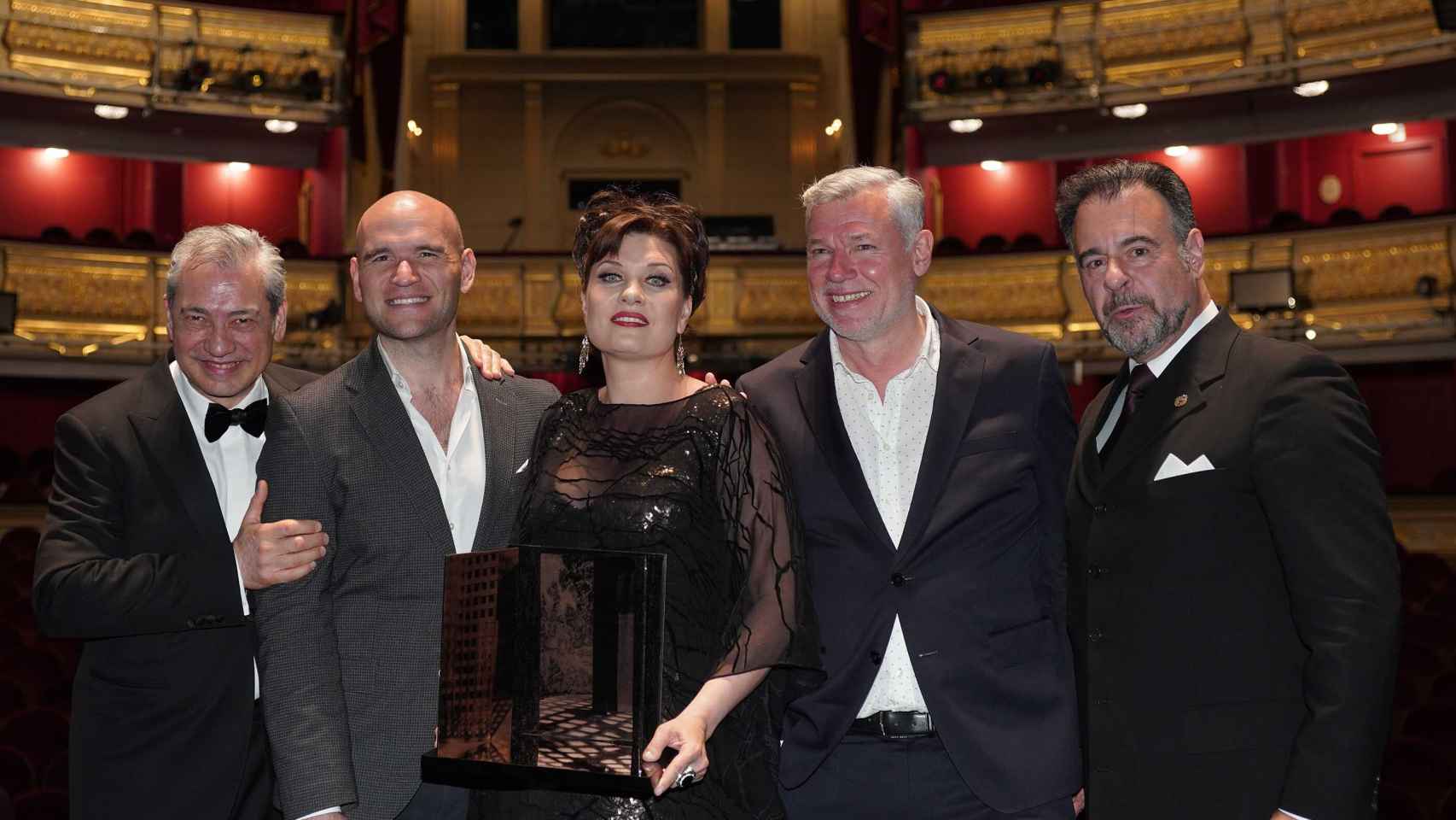 Nicola Luisotti (director musical), Michael Fabiano (tenor), Marina Rebeka (soprano), Christof Loy (director de escena) y Carlos Álvarez (barítono).