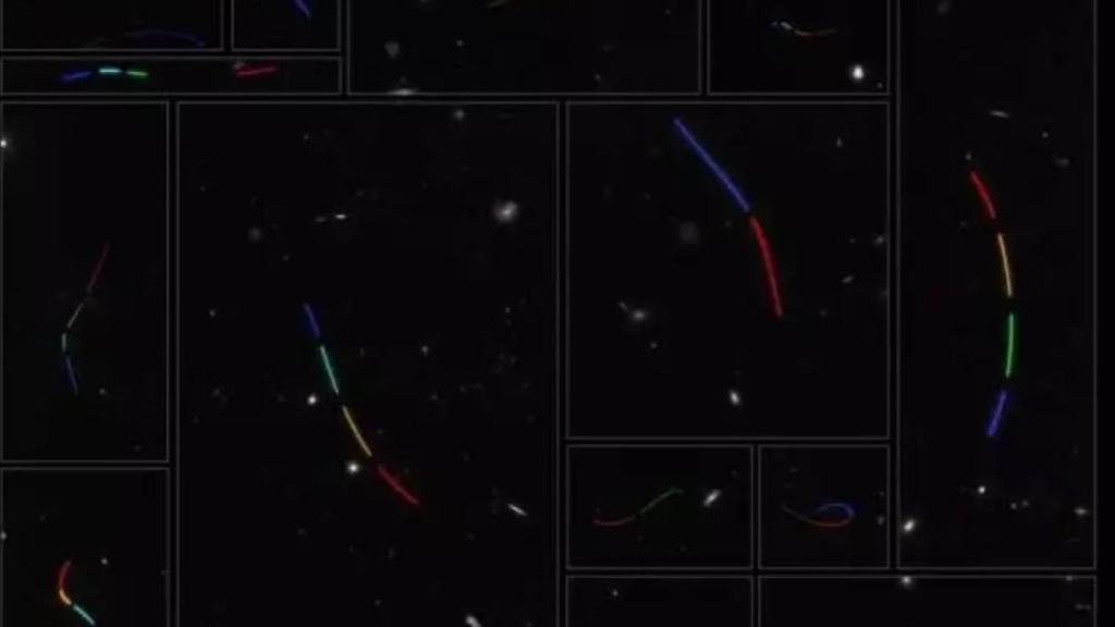 Trazas de asteroide en fotos del Hubble