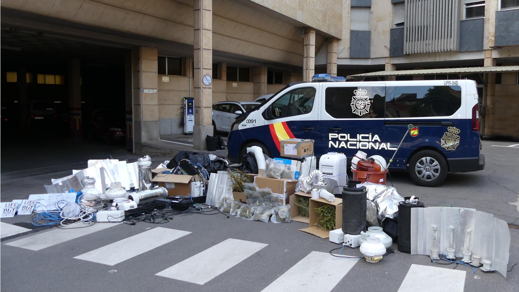 Desmantelada una plantación de marihuana 'indoor' en el barrio de Buenos Aires