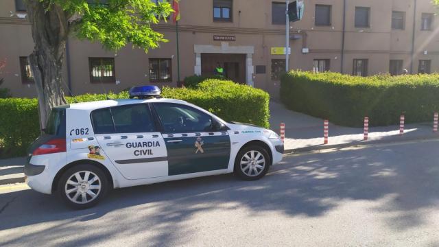 Un coche de la Guardia Civil