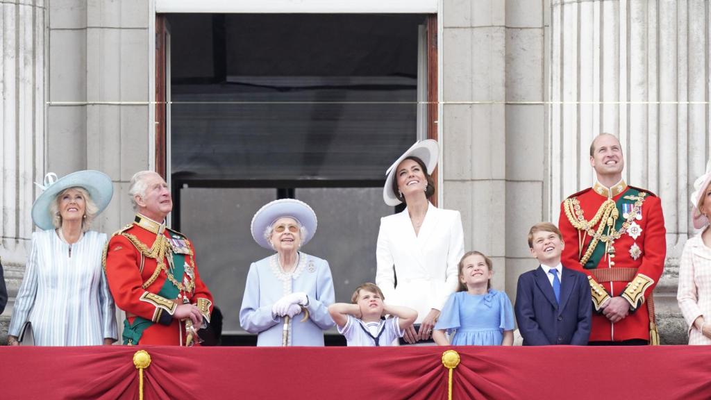 La Familia Real en el primer día del Jubileo de Platino.