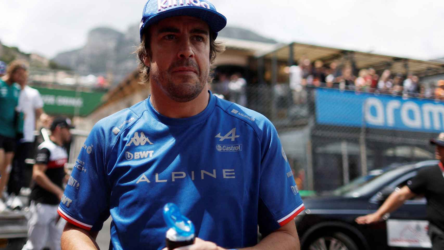 Fernando Alonso en el Gran Premio de Mónaco.