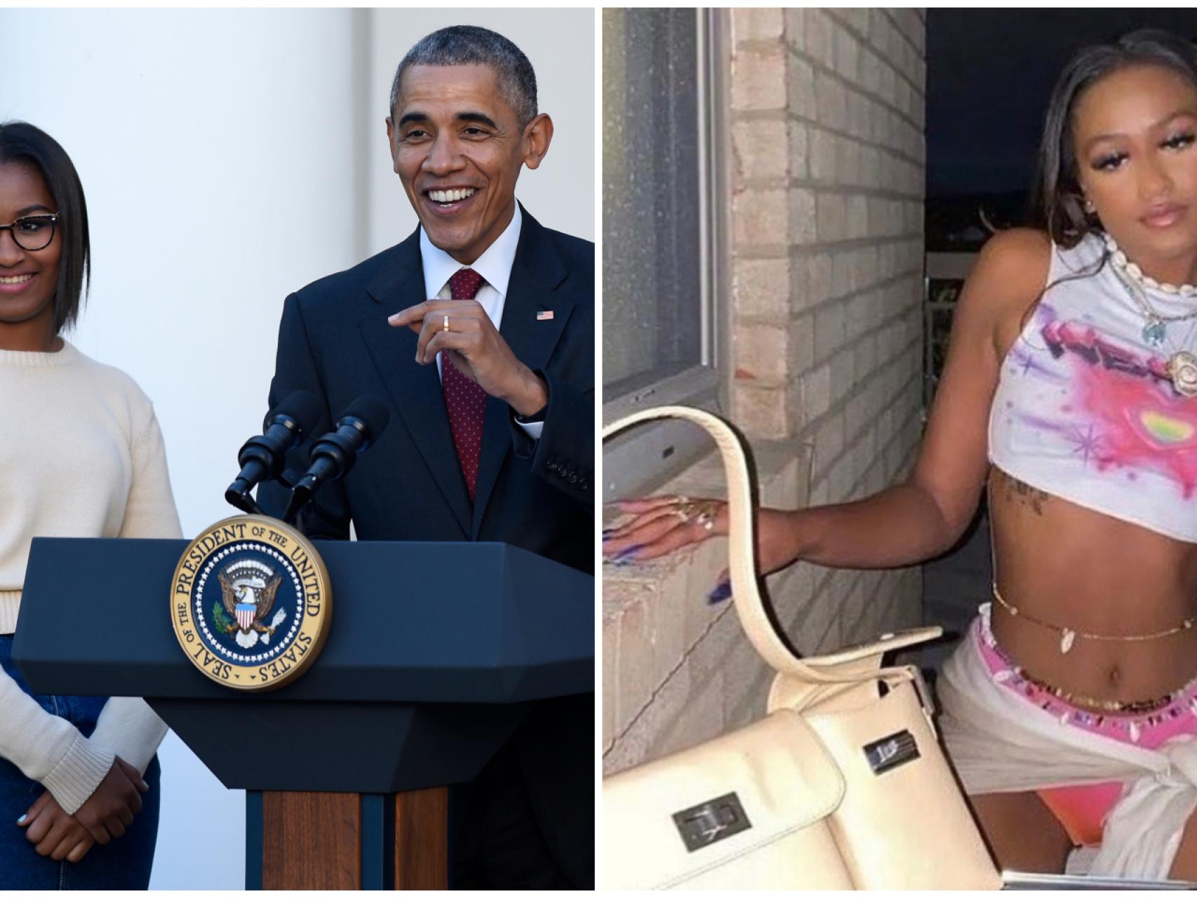 La transformación de Sasha Obama, la hija de Barack y Michelle, como musa  de la Generación Z americana