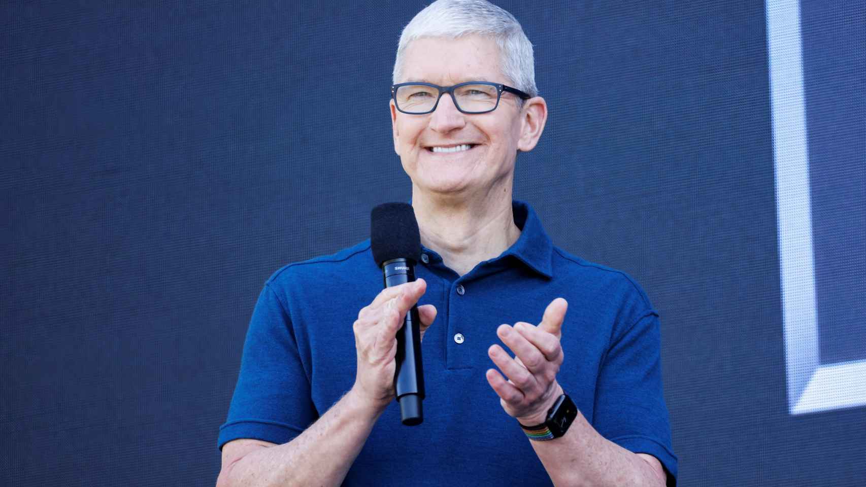 Tim Cook, consejero delegado de Apple, durante la Conferencia Anual de Desarrolladores, celebrada el 6 de junio.