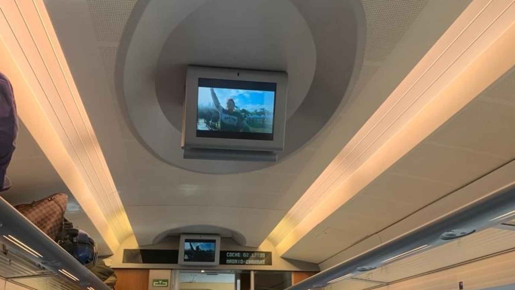 Los trenes de la red nacional promocionan el Festival Palencia Sonora a través de sus pantallas