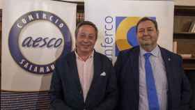 Adolfo Sainz, presidente de Conferco, y Benjamín Crespo, presidentede Aesco