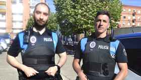 Los dos agentes de la Policía Municipal que recuperaron los más 46.000 euros en Valladolid