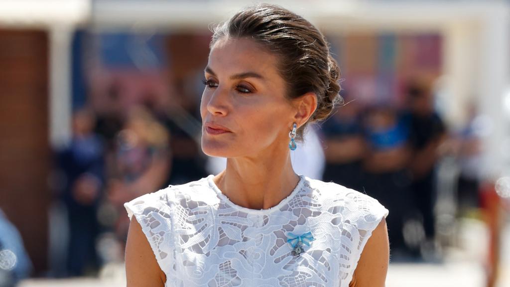 La reina Letizia en un acto en Murcia.