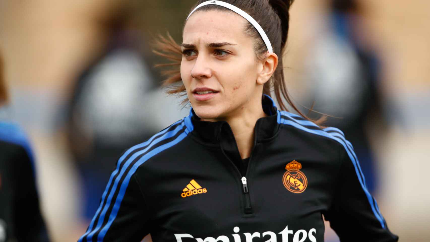 Marta Cardona, con el Real Madrid Femenino