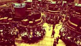 Interior de la Bolsa de Nueva York.