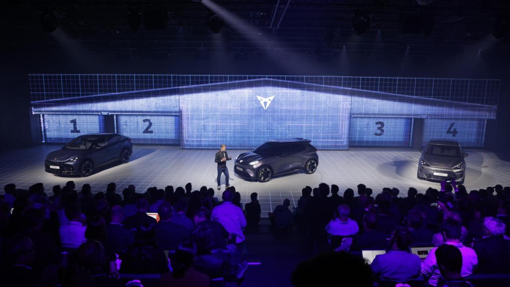 Wayne Griffiths, primer ejecutivo de Seat y Cupra, durante la presentación de los nuevos modelos eléctricos.