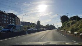 La selectividad provoca retenciones de tráfico en los accesos a A Coruña