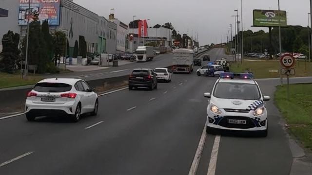 Control de la Policía Local de Lugo.