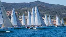 Imagen de archivo del Campeonato gallego de a dos en Baiona.