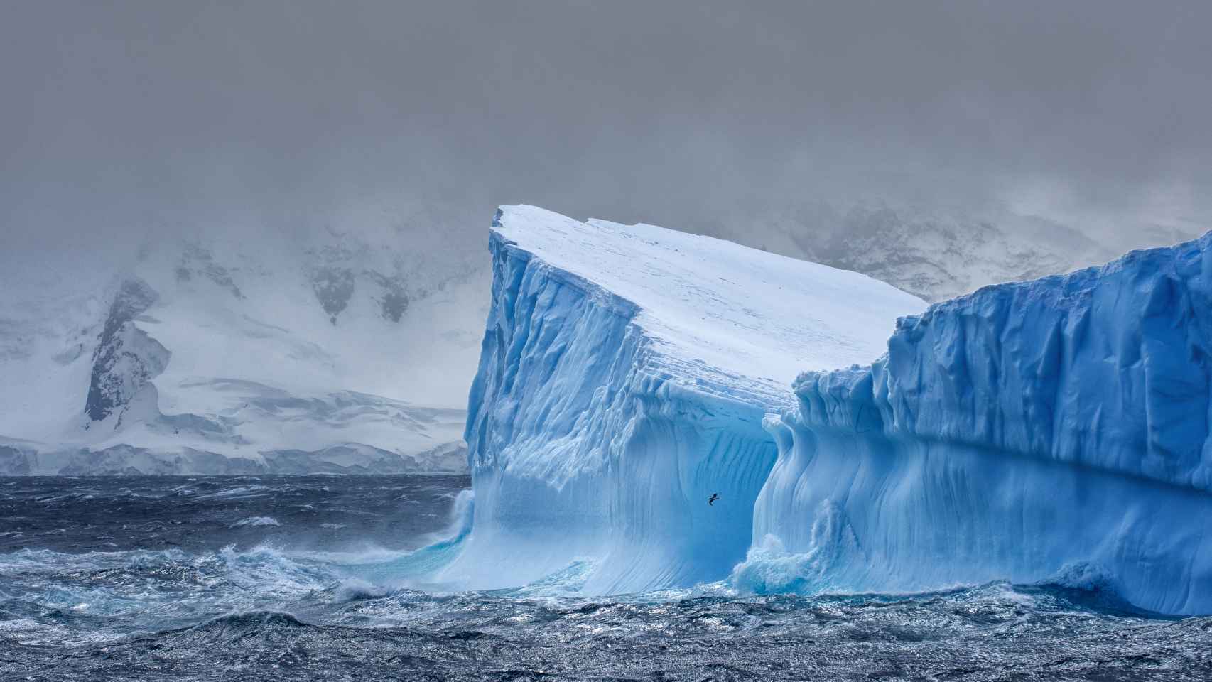 Foto de archivo de la Antártida.