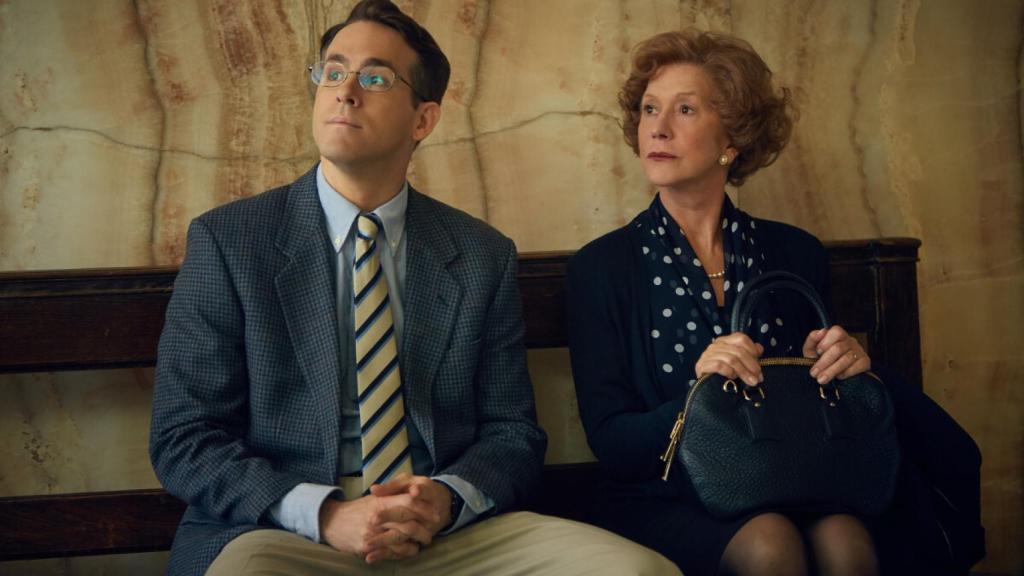 Los actores Ryan Reynolds y Helen Mirren, en los papeles de Arnold Schoenberg y María Altmann.