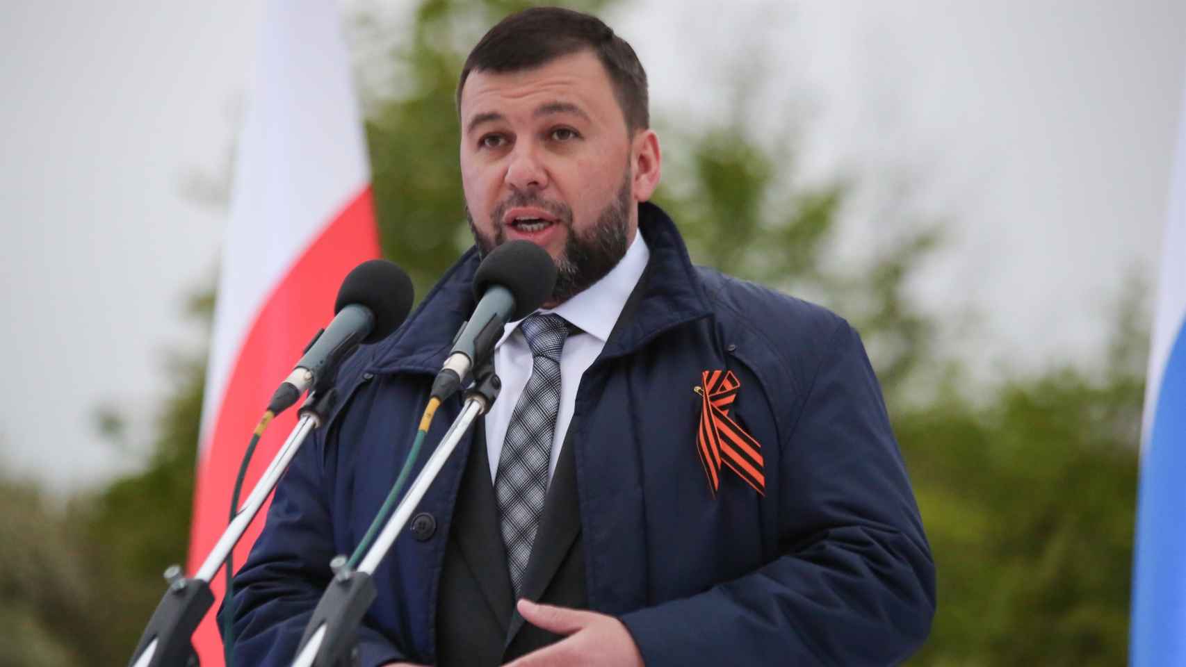 El líder de la autoproclamada República Popular de Donetsk (RPD), Denis Pushilin.