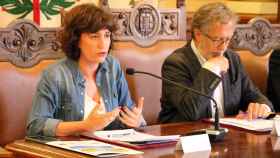 María Sánchez, concejala de Medio Ambiente, junto a Manuel Saravia, concejal de Urbanismo en el Ayuntamiento de Valladolid