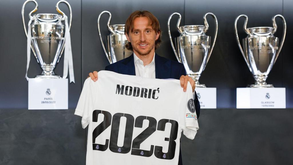 Luka Modric renueva con el Real Madrid hasta 2023