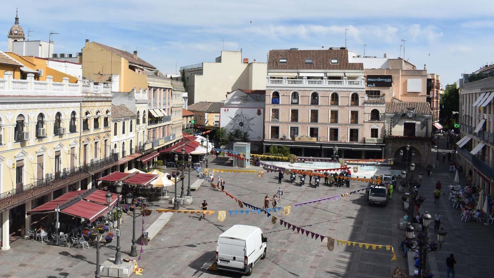 Plaza Mayor de Ciudad Real.