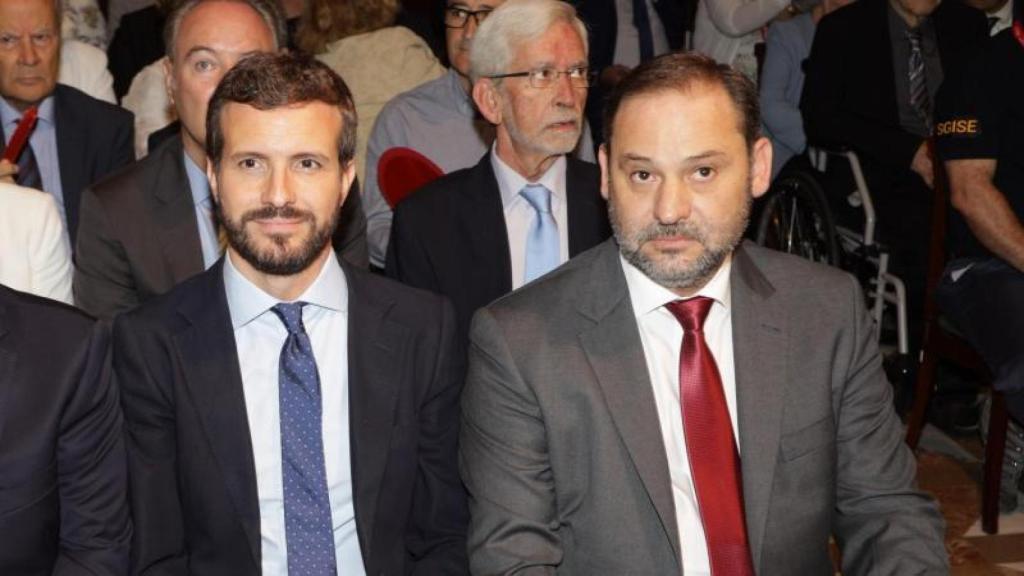 Pablo Casado y José Luis Ábalos, en una imagen de archivo.