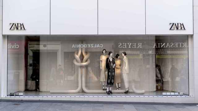 Un escaparate de una tienda Zara en Madrid.