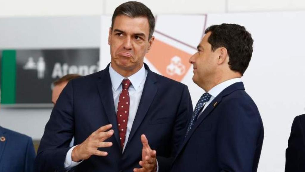 Pedro Sánchez y Juanma Moreno.