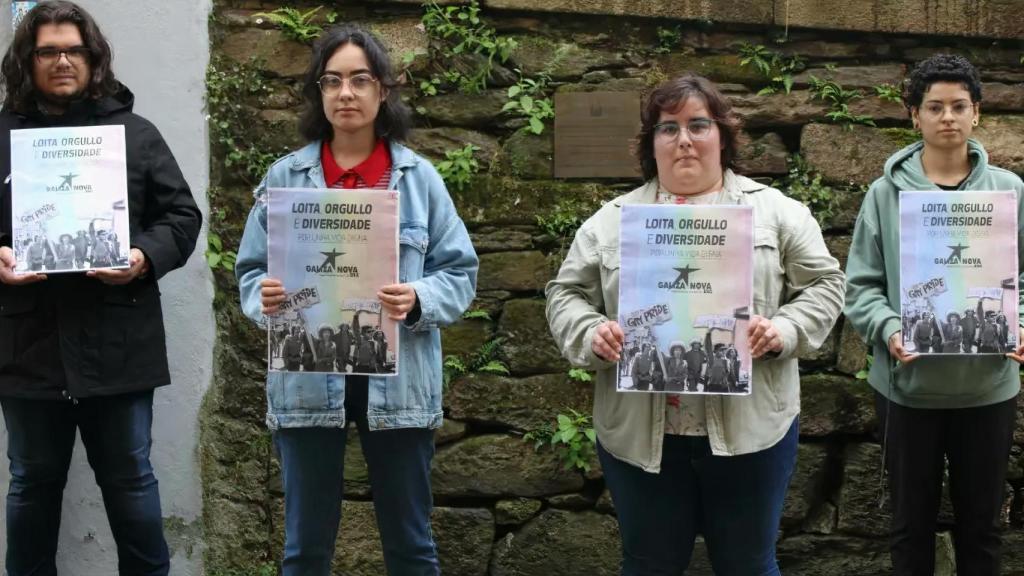 Galiza Nova presenta su campaña del Orgullo LGBT.