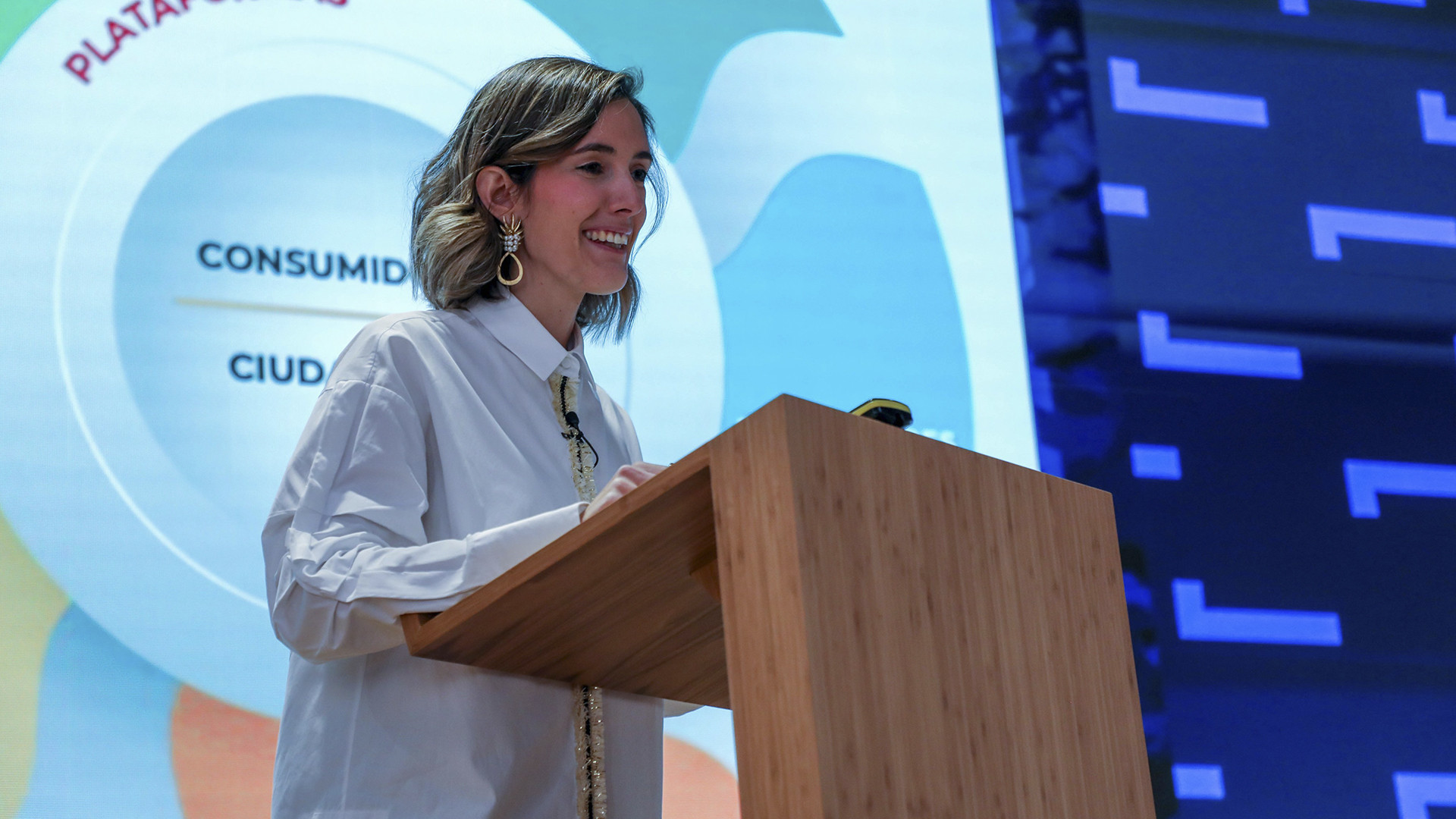 Patricia San Miguel durante la presentación del libro en Madrid. Foto: Cedida