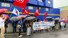 Protestas del sector del comercio del Metal de Pontevedra en Vigo (junio 2022).