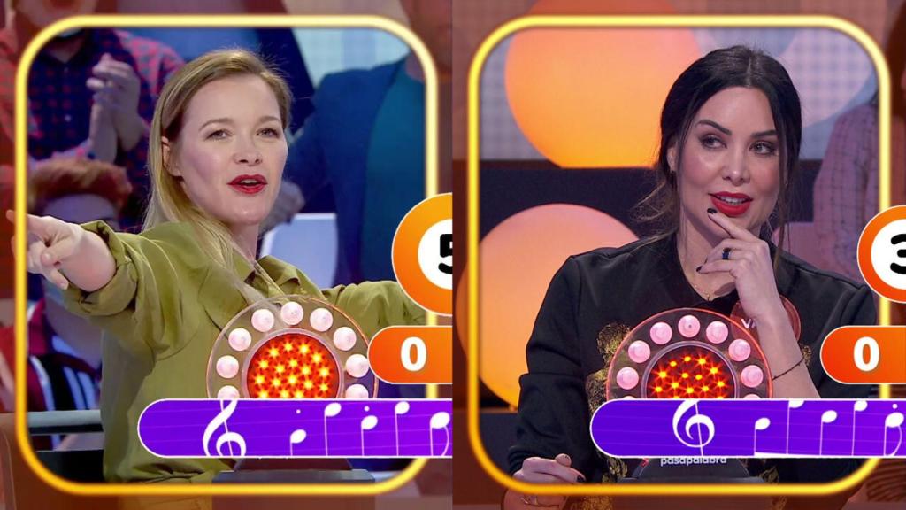 María Esteve y Vania Millán en 'Pasapalabra'