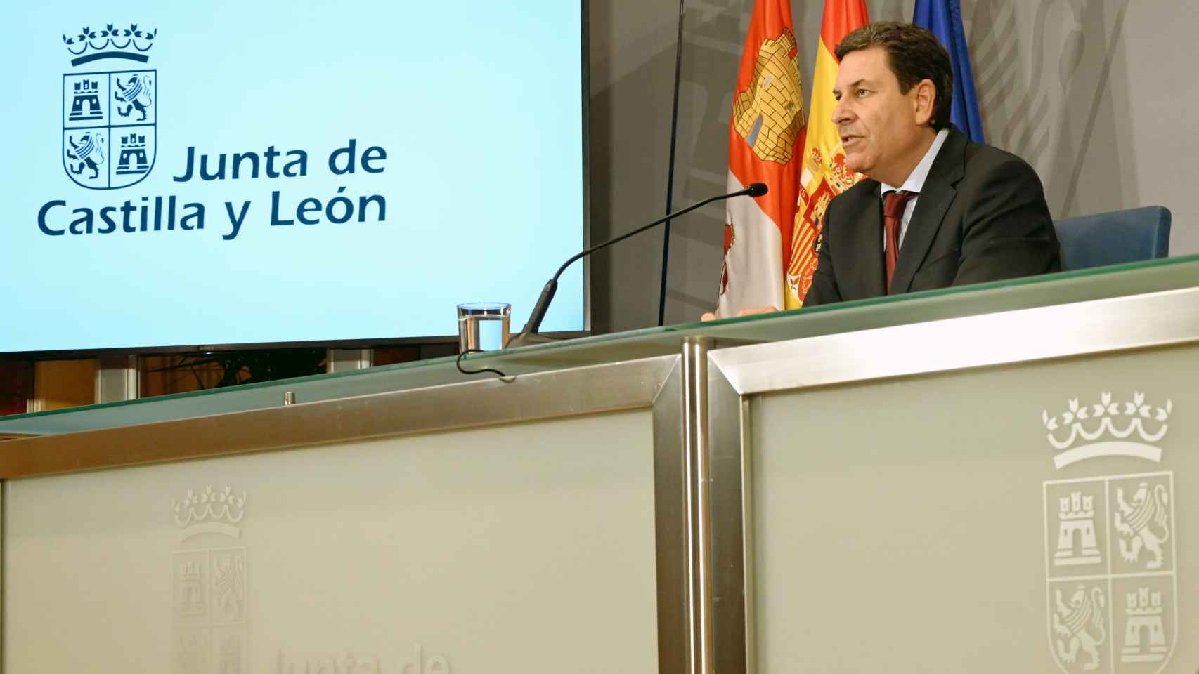 El portavoz de la Junta, Fernández Carriedo