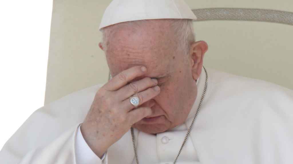 El papa Francisco durante una ceremonia.