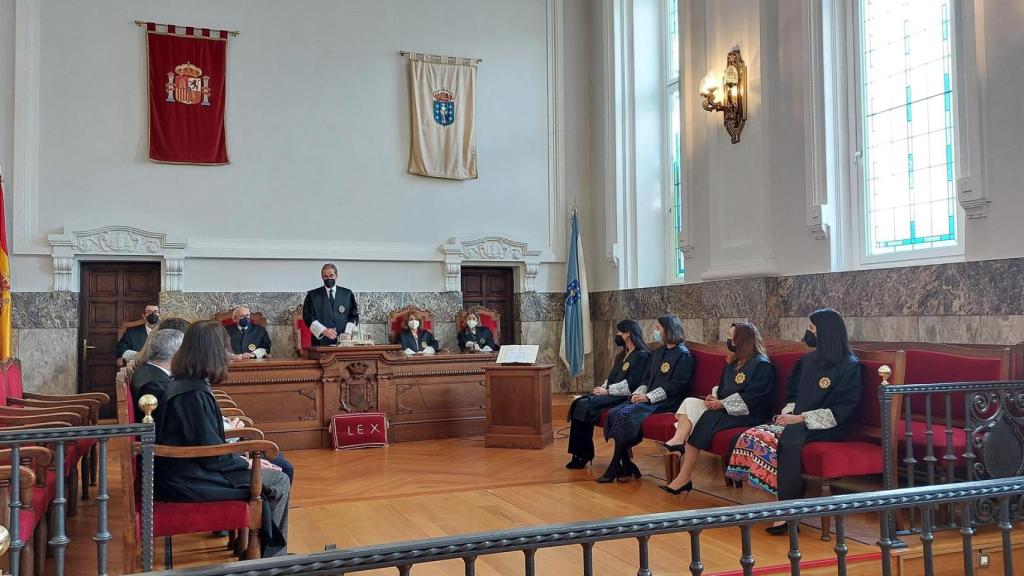 Acto de ascenso a magistradas de cuatro juezas.