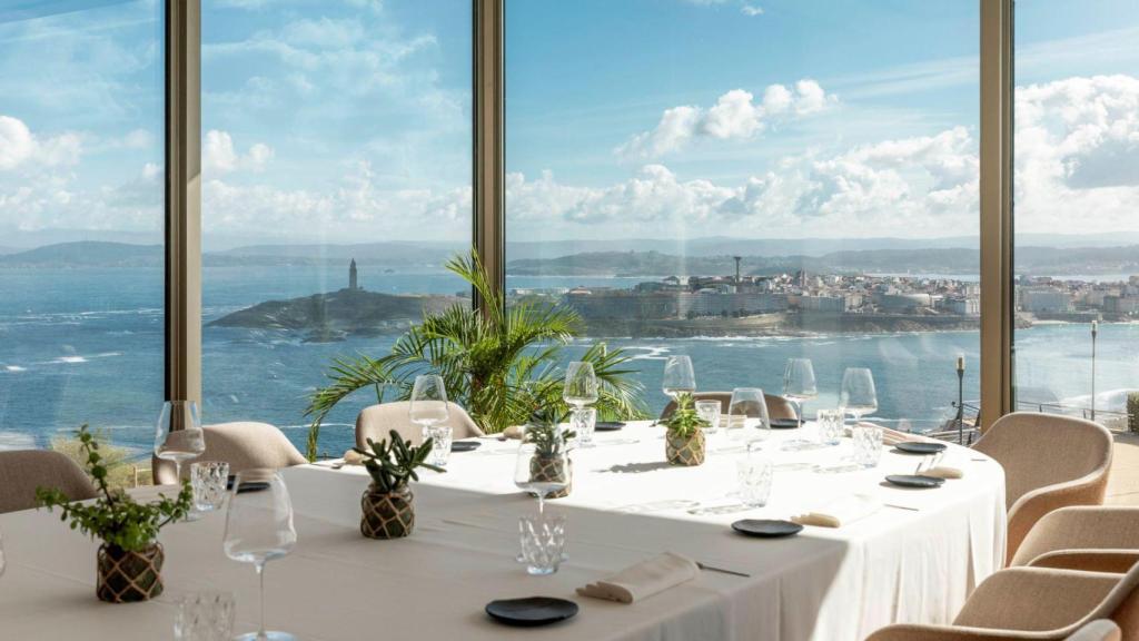 Vistas desde el restaurante Árbore da Veira.