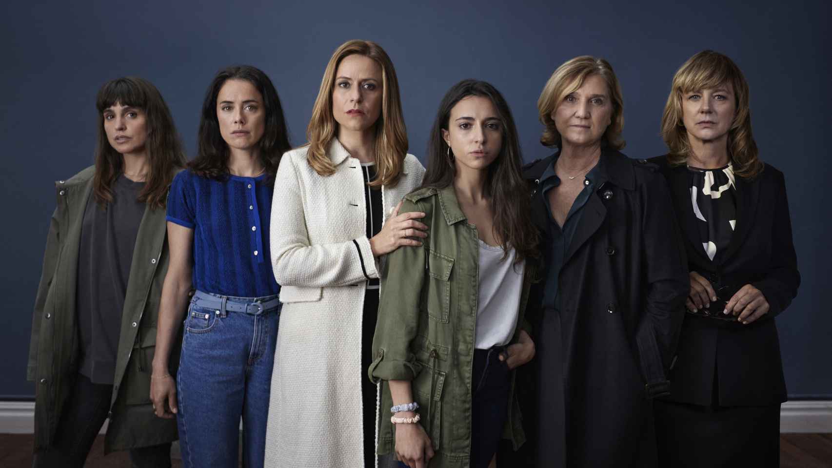 Verónica Echegui, Patricia López Arnaiz, Itziar Ituño, Yune Nogueira, Ana Wagener y Emma Suárez,  protagonistas de 'Intimidad'.